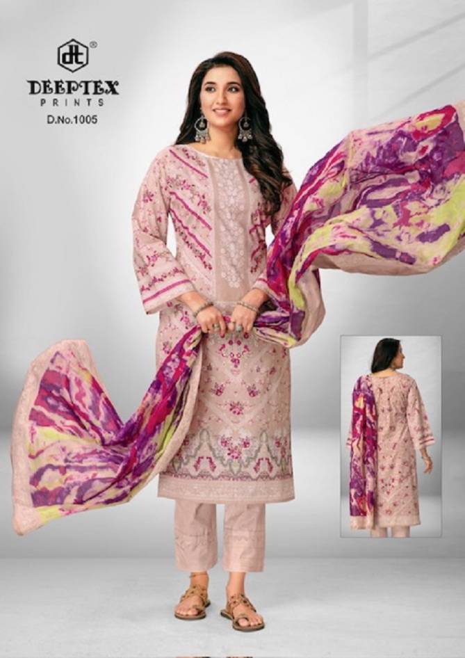Roohi Zara Vol 1 By Deeptex Lawn Cotton Pakistani Dress Material Wholesale In Delhi
